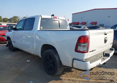 2020 Ram 1500 Lone Star 4X4 5'7 Box из США, поврежденный, VIN 1C6SRFFT9LN114841